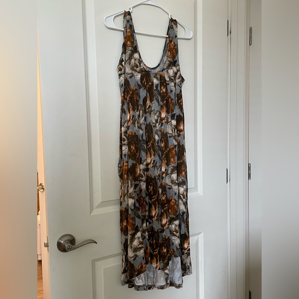 Latched mama romper - golden floral